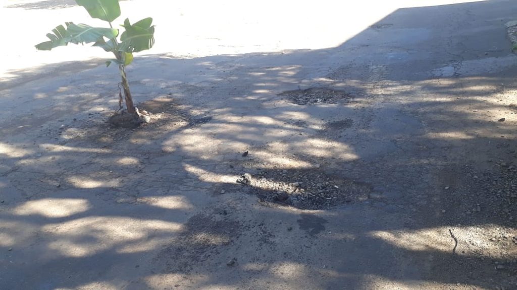 Internauta reclama de buracos na Rua Acelino de Almeida
