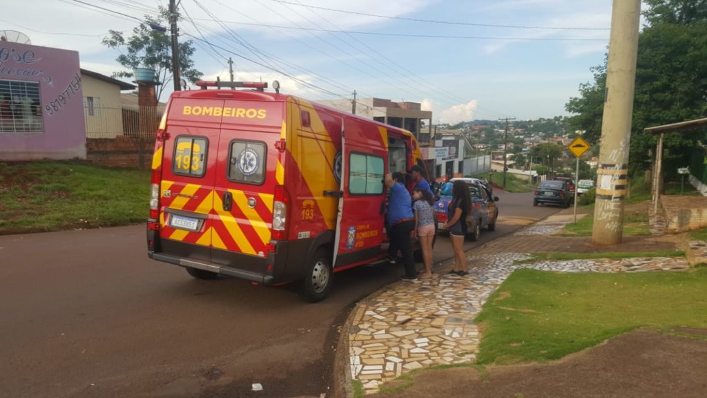 Siate atende vítima de acidente no Bairro Periolo