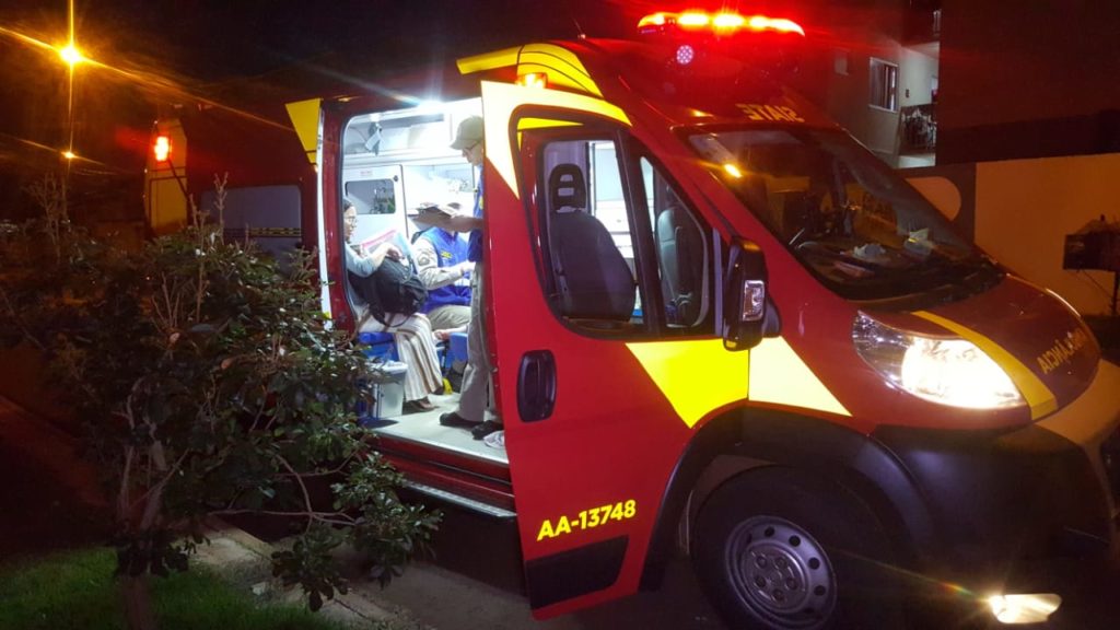 Criança de dois anos é socorrida após cair de escada no Conjunto Riviera