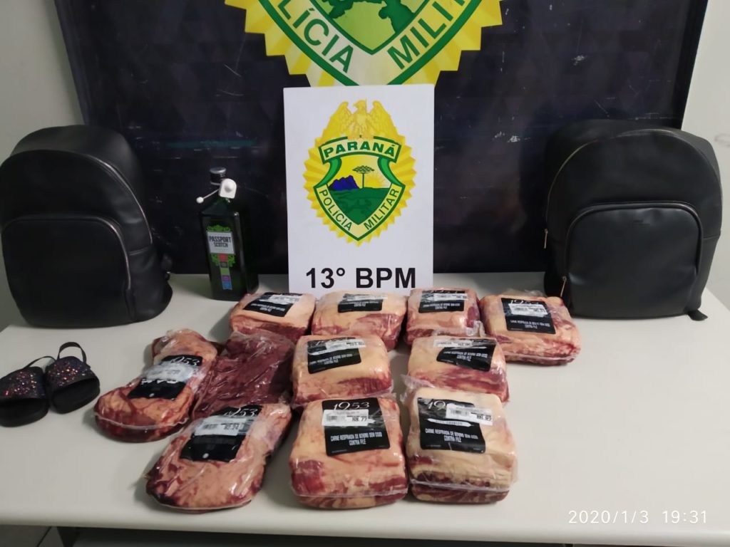 Adeus churrasco: irmãs são presas após furtarem quase R$ 1 mil em carnes e bebida de hipermercado