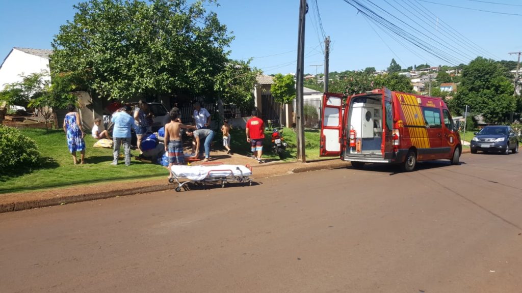 Gestante fica ferida ao sofrer queda no Bairro Santa Cruz