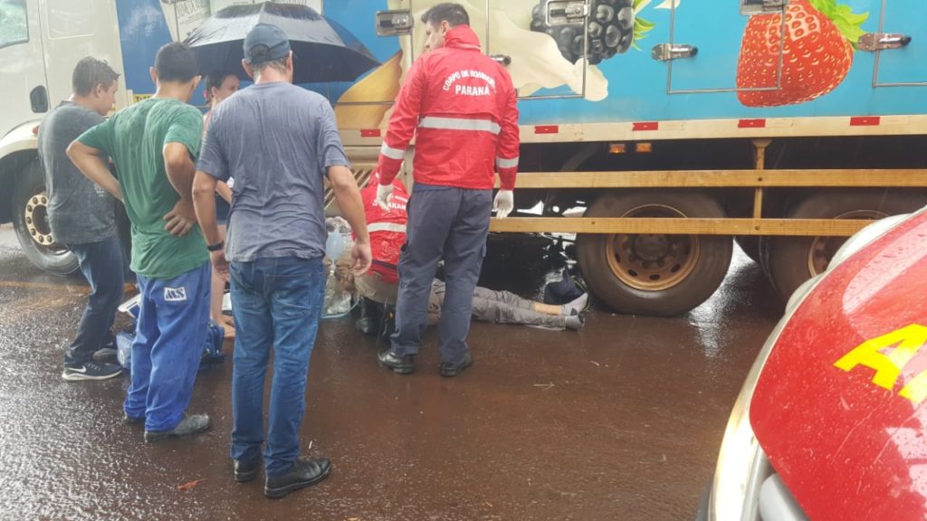 Motociclista morre em grave colisão com caminhão no Coqueiral