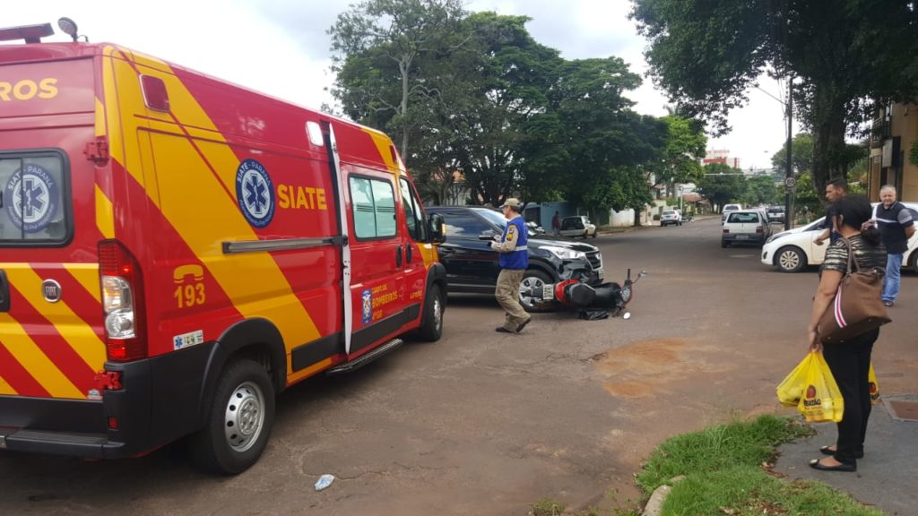 Mulher de 39 anos fica ferida em acidente no Bairro Neva