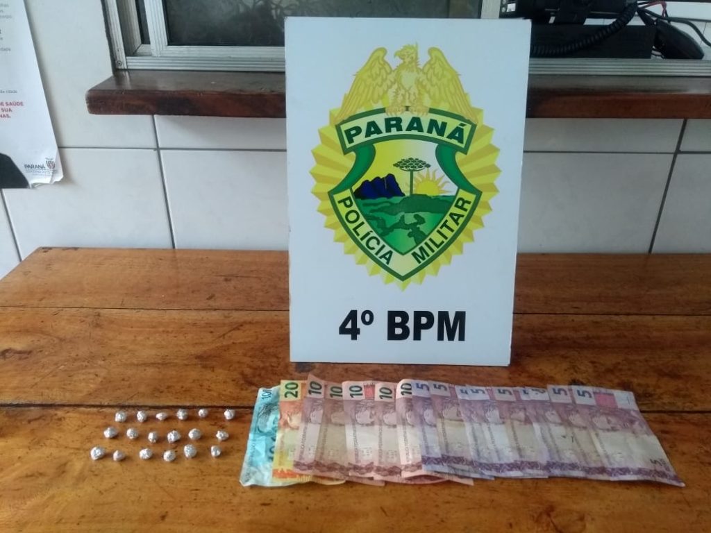 PM detém menor por tráfico de drogas, em Mandaguari