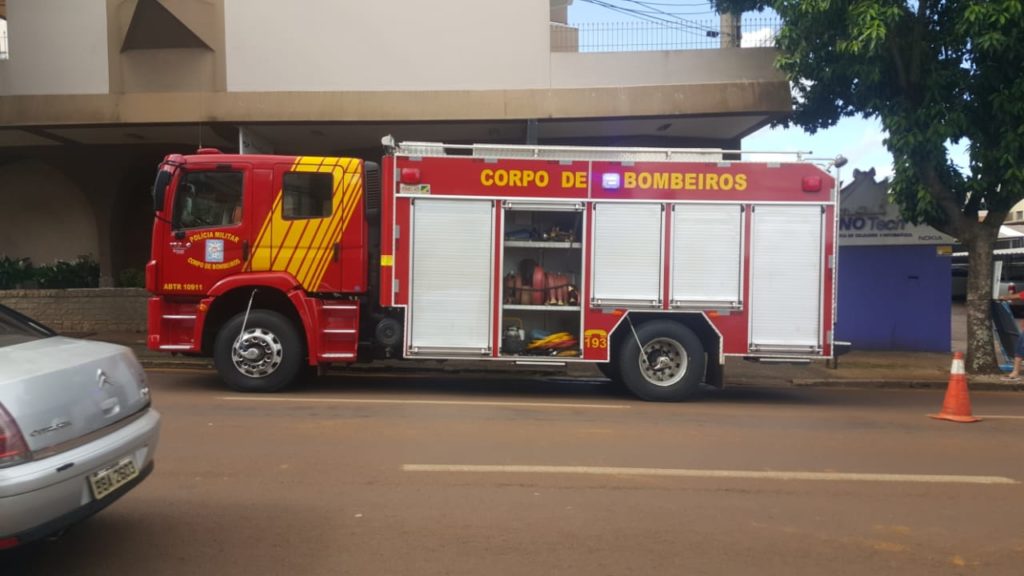 Chuveiro tem princípio de incêndio e Bombeiros são acionados ao Centro