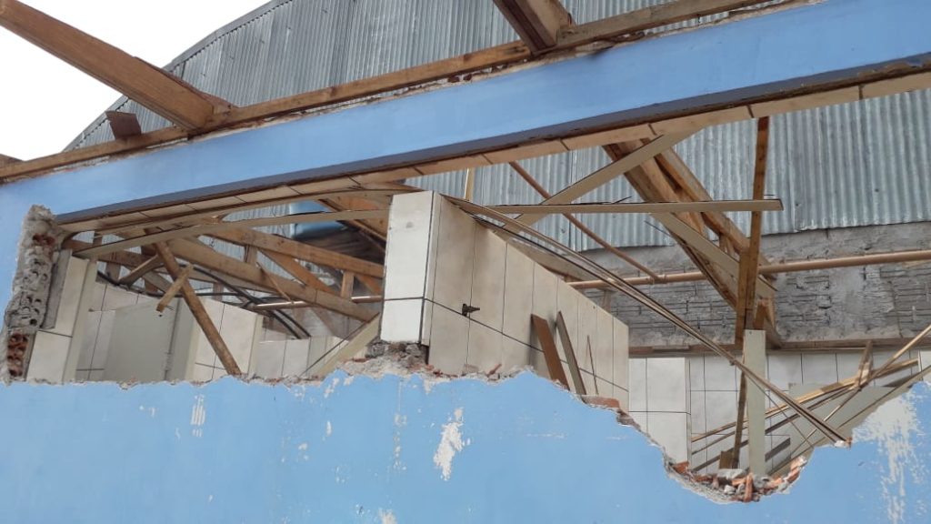 Obra de Escola Municipal passa por vistoria pela Secretaria de Educação