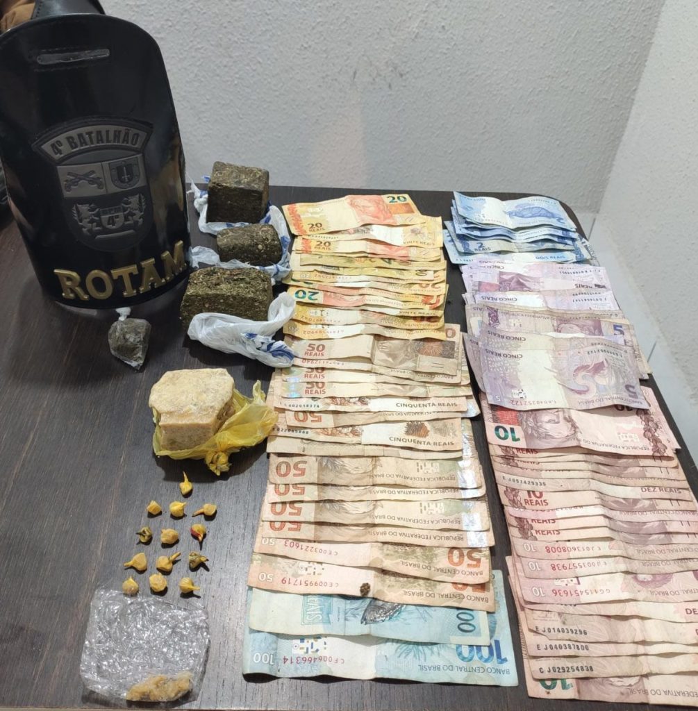 PM de Maringá localiza ponto de vendas de drogas e prende envolvidos