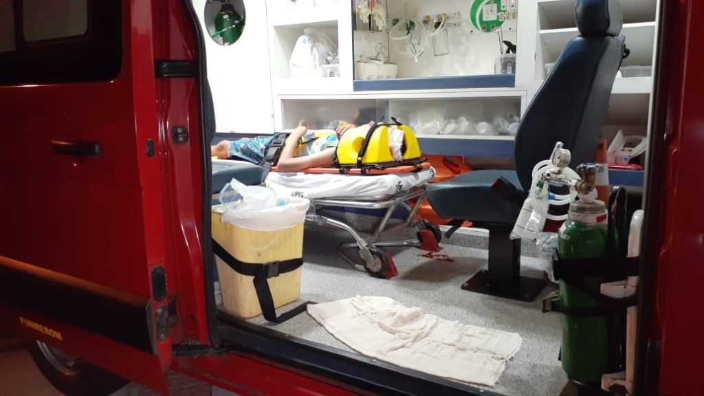 Menino de nove anos é atropelado no Bairro Santa Cruz
