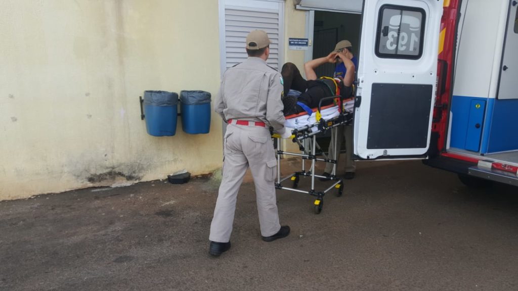 Motociclista fica ferido em acidente registrado na PR-180