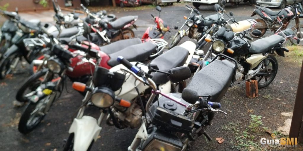 PM apreende diversas motos com irregularidades em Aurora do Iguaçu