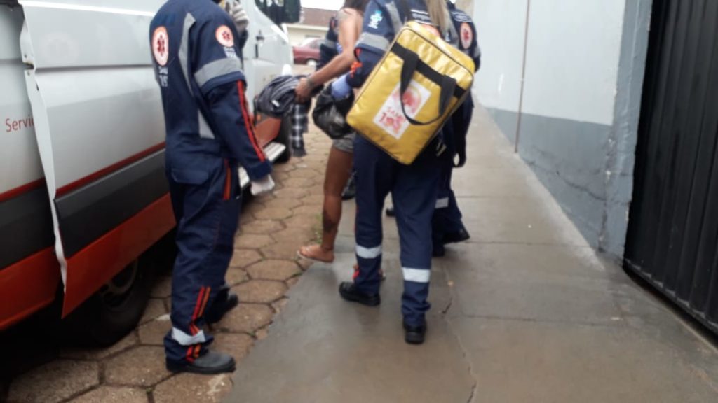 Samu é acionado para atender gestante que foi presa pela Guarda Municipal