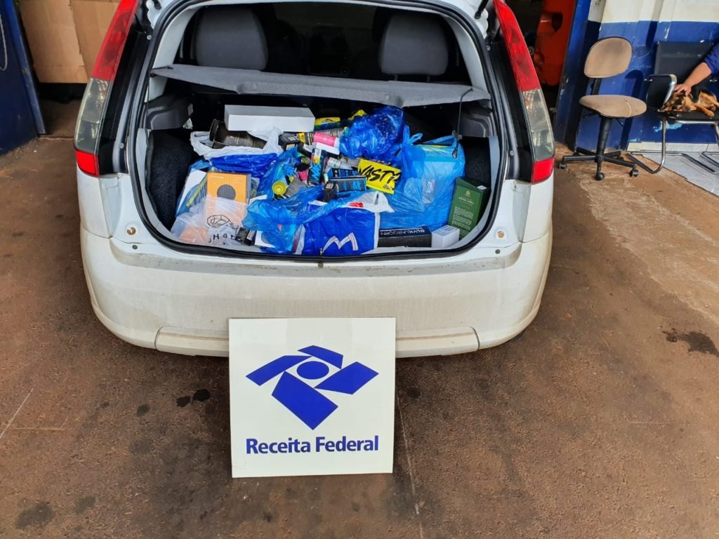 Receita Federal apreende produtos avaliados em R$ 35 mil, em Realeza
