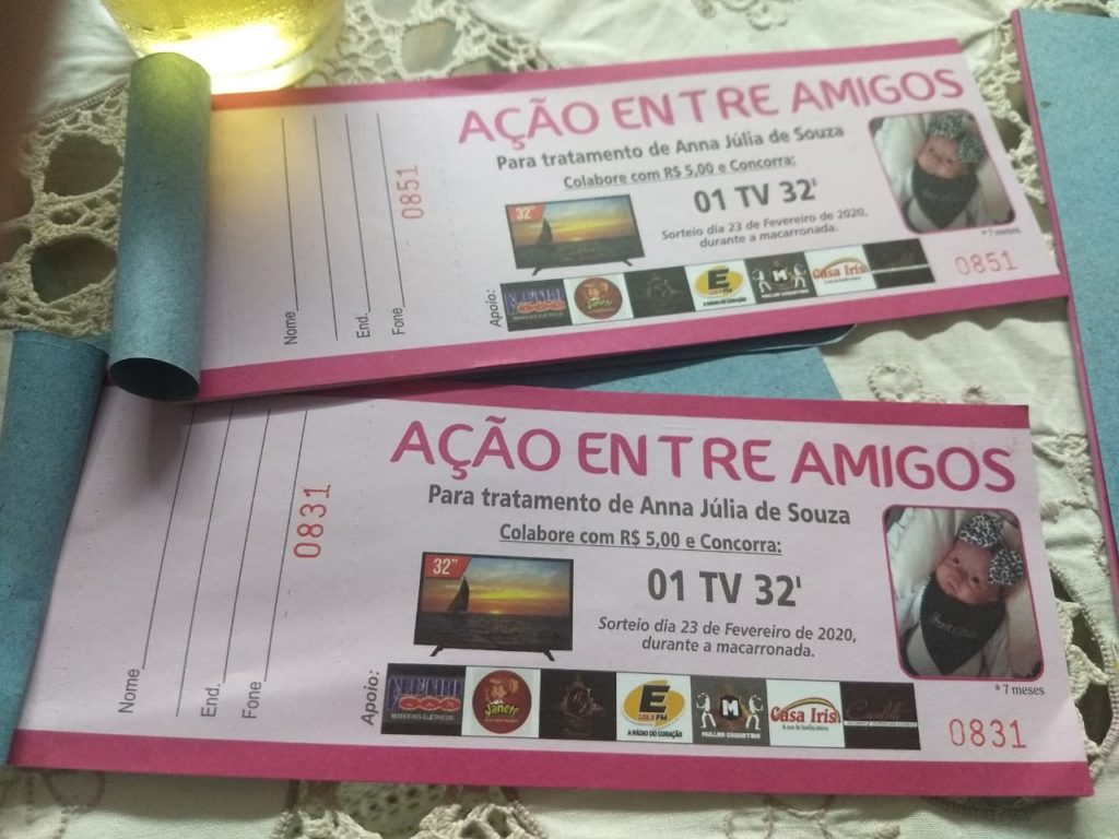 Campanha é realizada para ajudar no tratamento de saúde de bebê de 7 meses em Laranjeiras do Sul