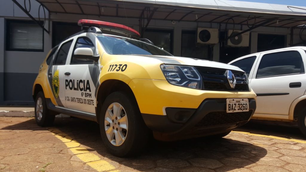 Homem de 40 anos é preso após danificar rodoviária de Santa Tereza do Oeste