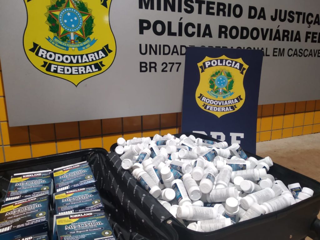 Homem é preso pela PRF com medicamentos contrabandeados na BR-277
