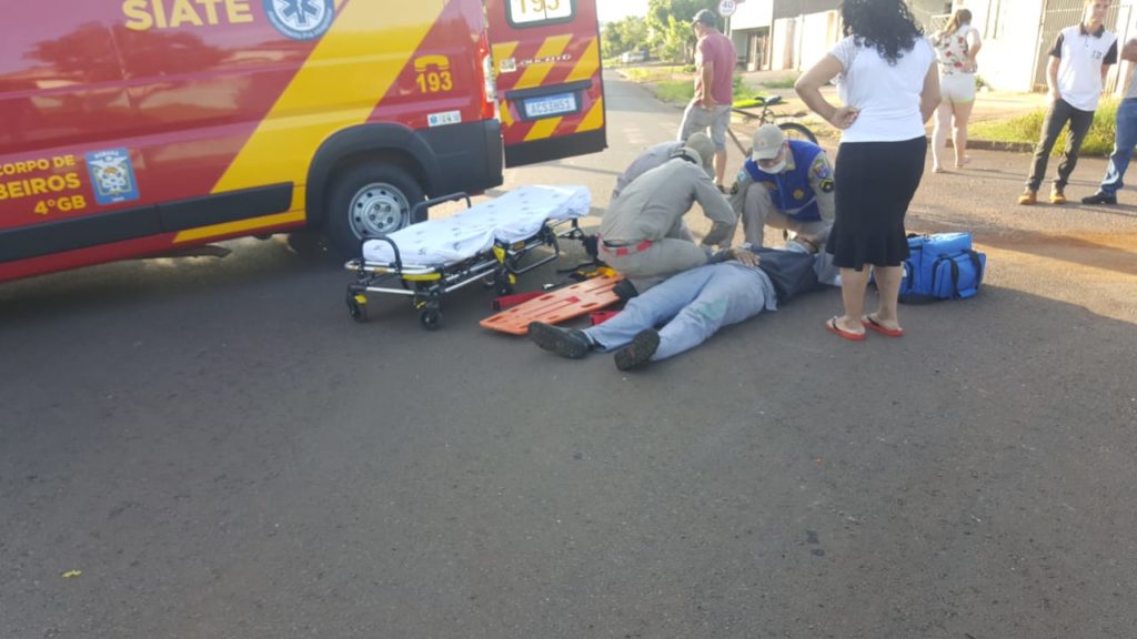 Homem fica ferido em acidente de trânsito no Periolo