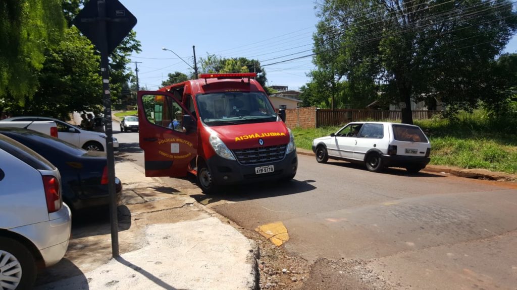 Bombeiros são acionados para atendimento de vítima de queda de bicicleta no Santa Cruz