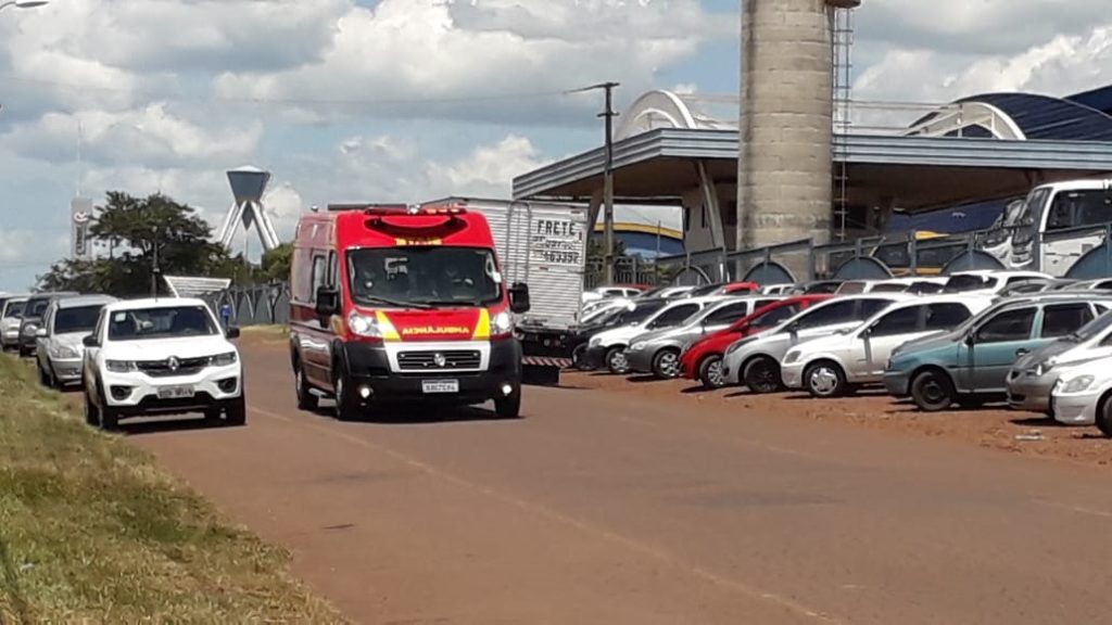 Jovem sofre fratura ao ser atingida por objeto, no interior da Mascarello