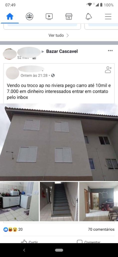 Venda de apartamento do Riviera gera indignação