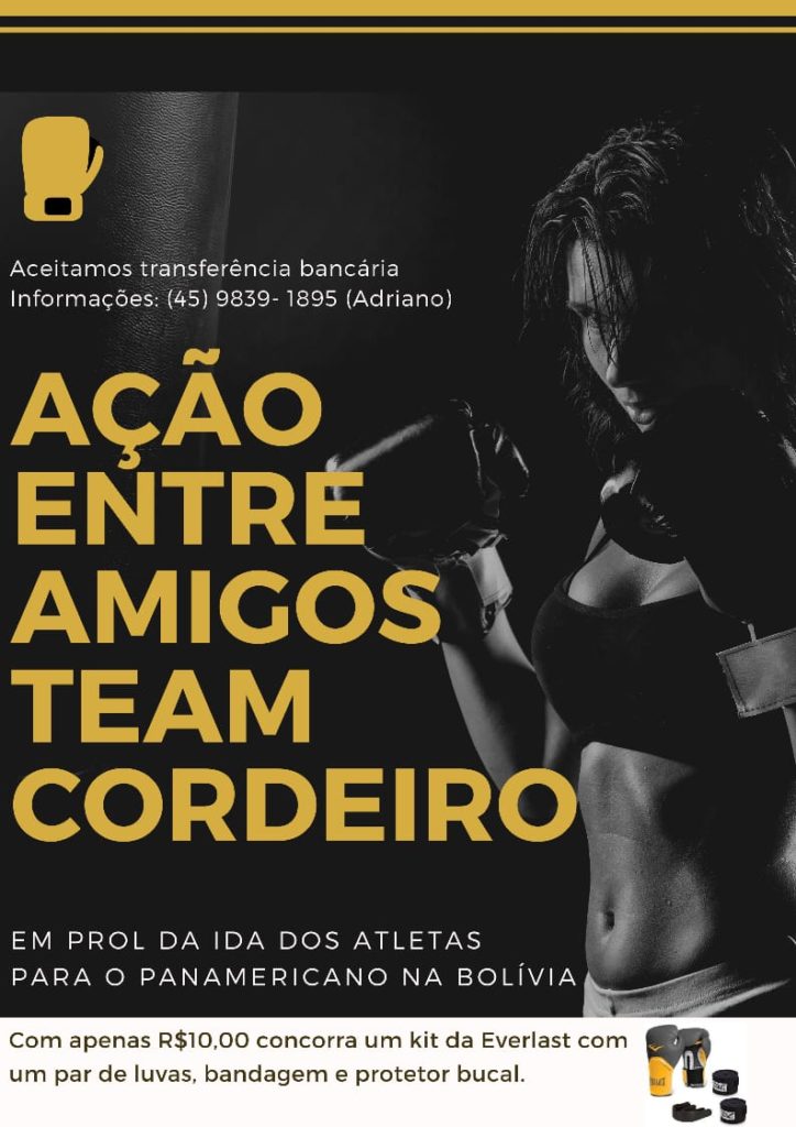 Ação entre amigos é realizada para custear viagem de atletas para o Panamericano de Kickboxing
