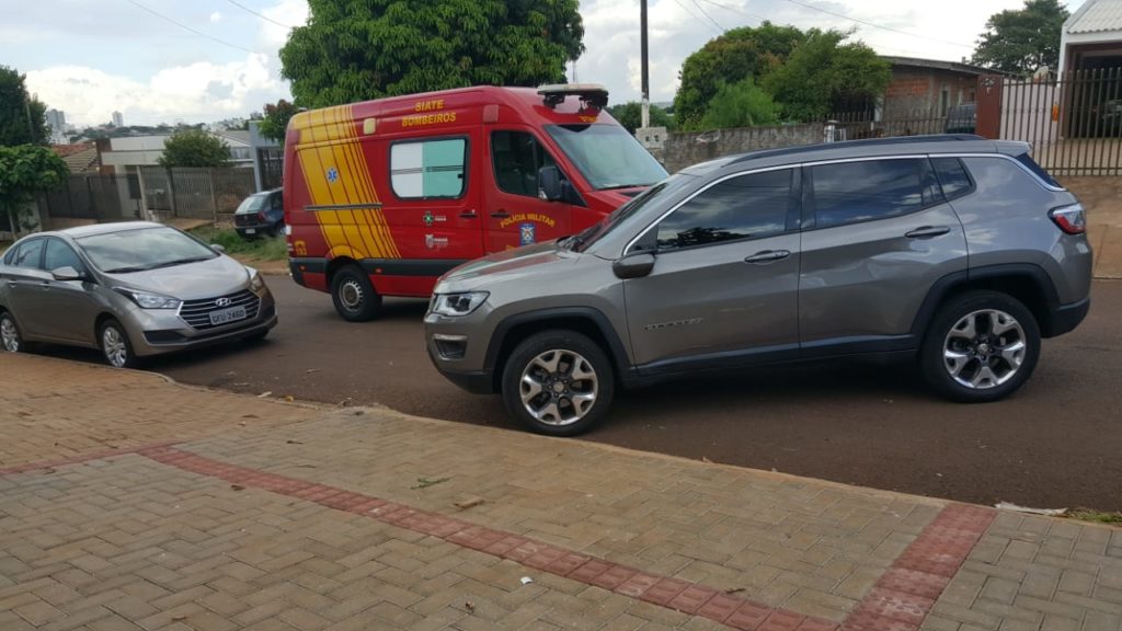 Motociclista fica ferido em colisão no Bairro Santo Onofre