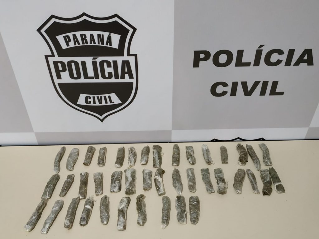 GDE detém casal acusado do crime de tráfico de drogas, no XIV de Novembro