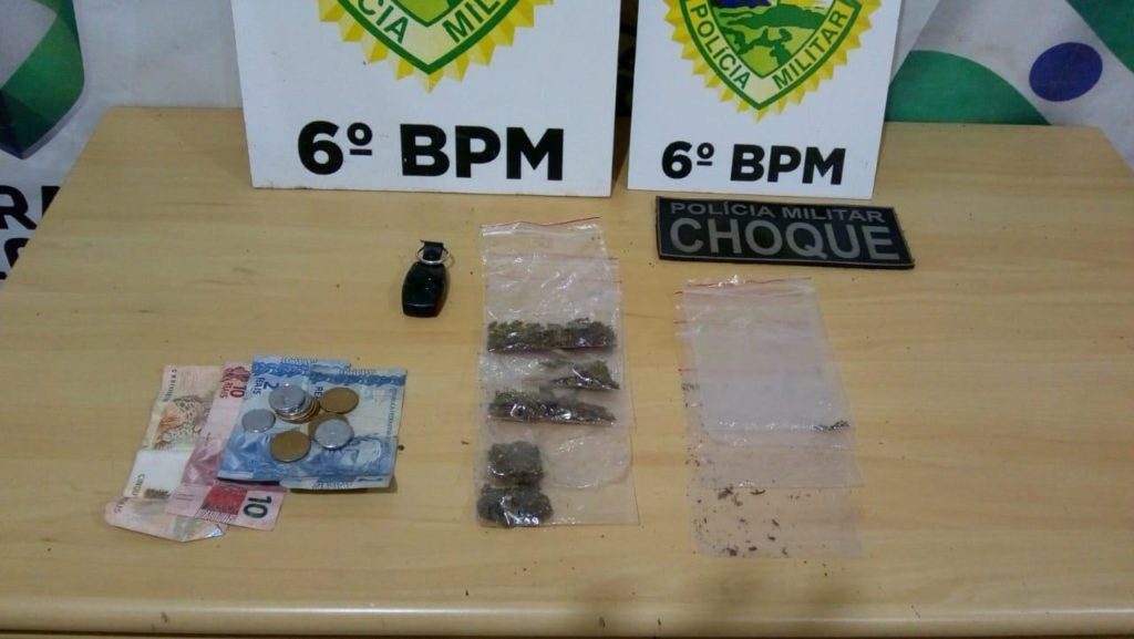 Adolescente é apreendido pelo Choque no centro