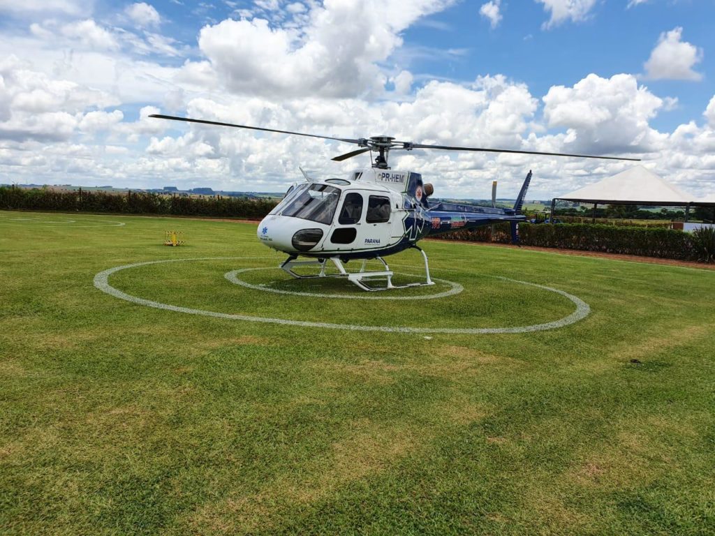 Equipe aeromédica permanecerá no Show Rural