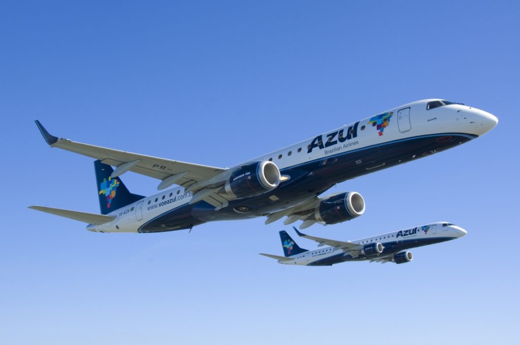 Azul confirma a retomada de voos em Cascavel no dia 14 de setembro