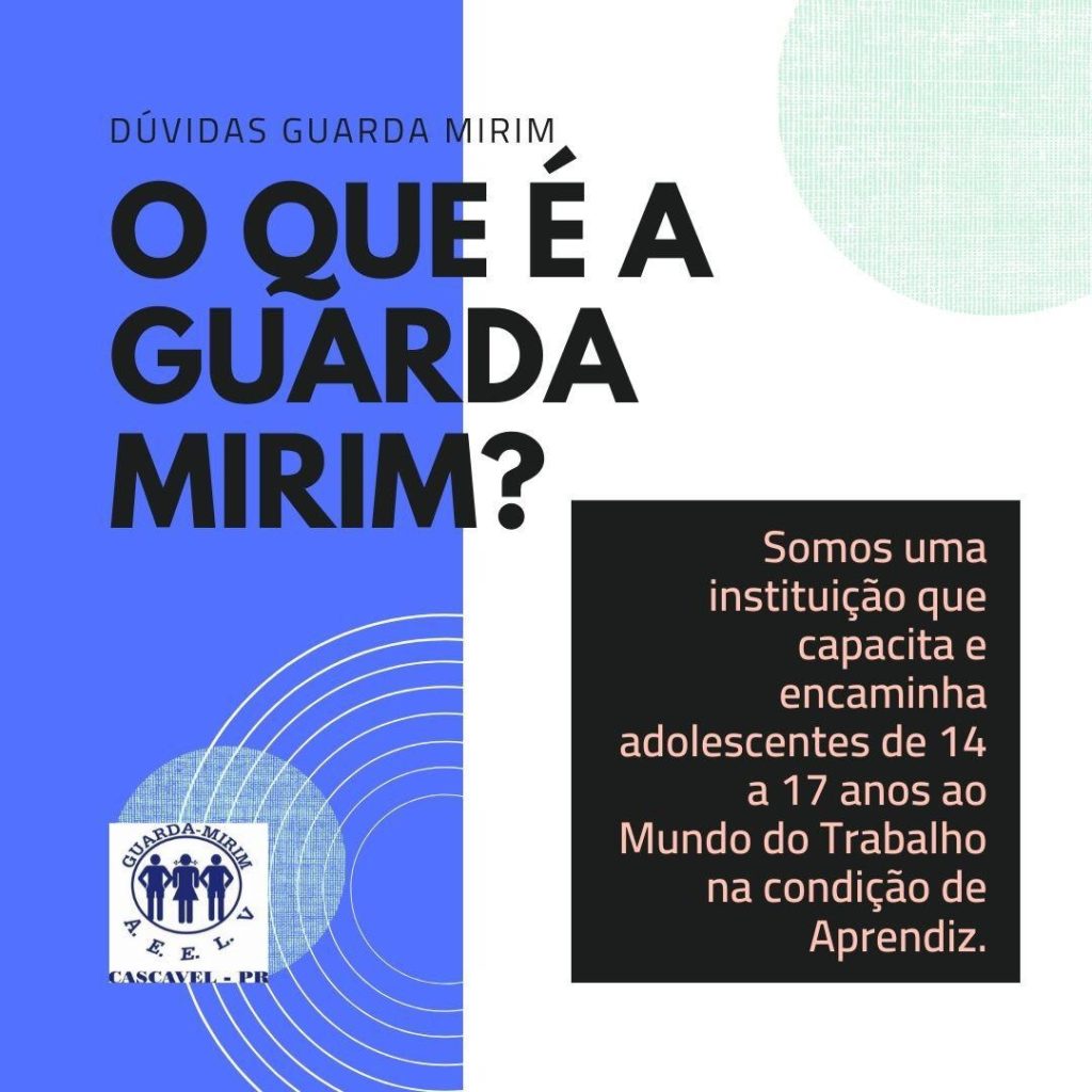 A partir da próxima segunda-feira (10) serão abertas as inscrições para a Guarda Mirim