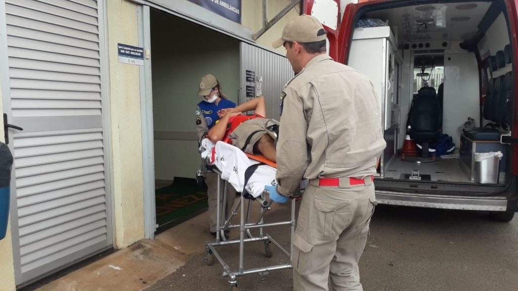 Ferido na área rural é encaminhado para a UPA Veneza