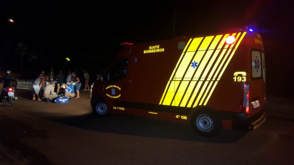 Adolescente de 16 anos sofre queda de bicicleta e é atendido pelo Siate no Claudete