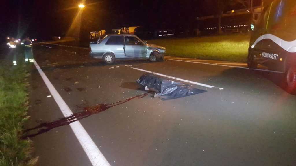 Identificado o homem que morreu em capotamento de carro na BR-277, em Cascavel