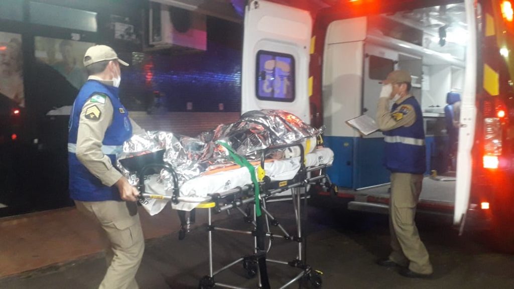 Homem fica ferido em acidente na Rua Rio da Paz