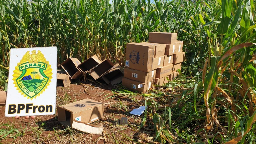 BPFron apreende cigarros contrabandeados em Santa Helena
