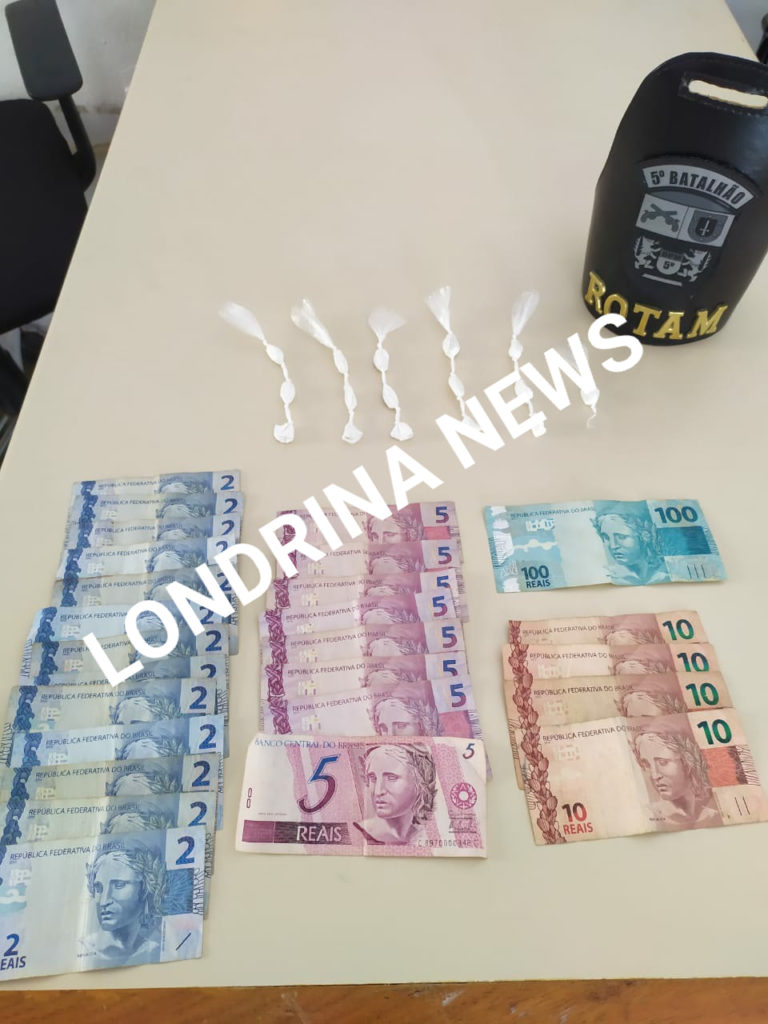 PM cumpre mandado de prisão e apreende 16 buchas de cocaína em Ibiporã