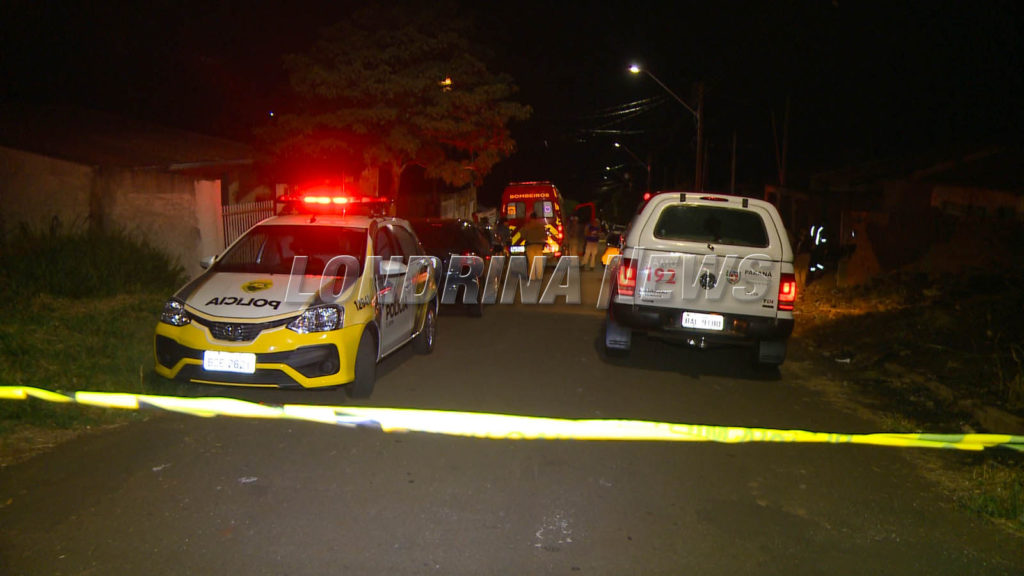 Homem é executado a tiros na frente da mulher em Londrina
