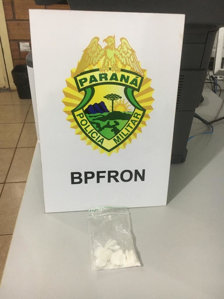 Quatro Pontes: BPFron apreende pequena porção de cocaína