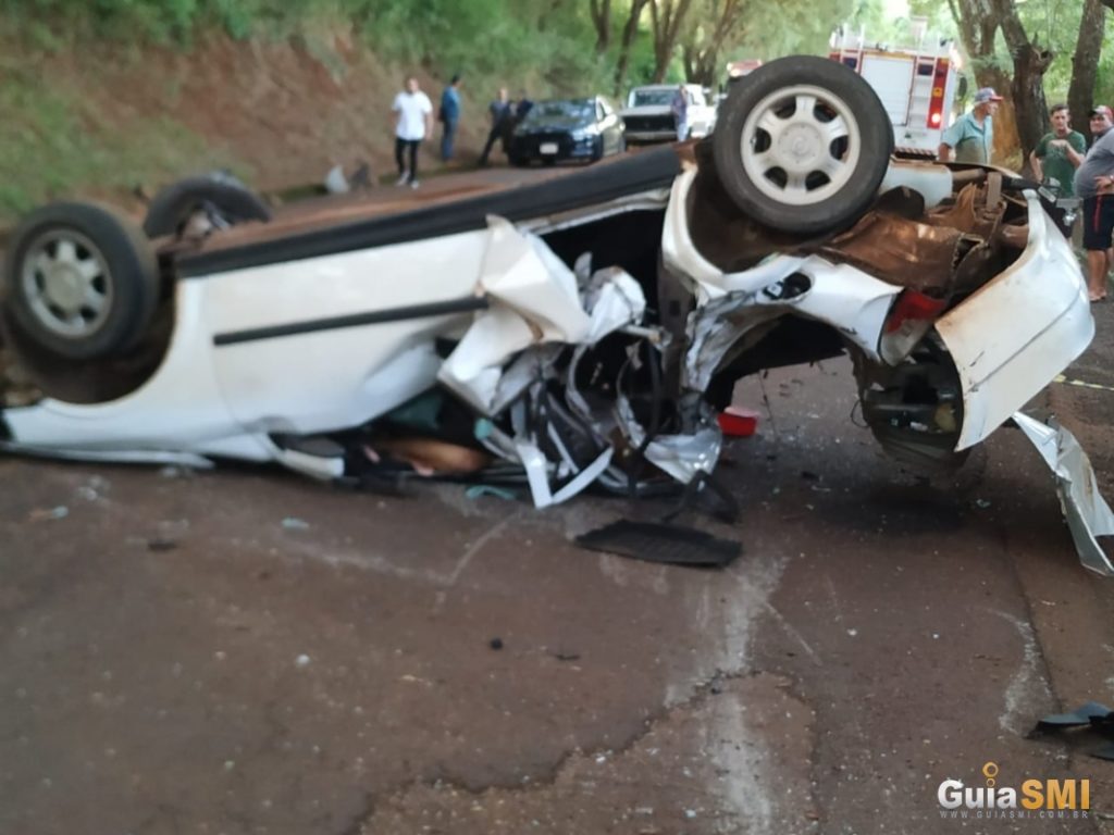 Acidente na PR-497 deixa um morto e um ferido em São Miguel do Iguaçu