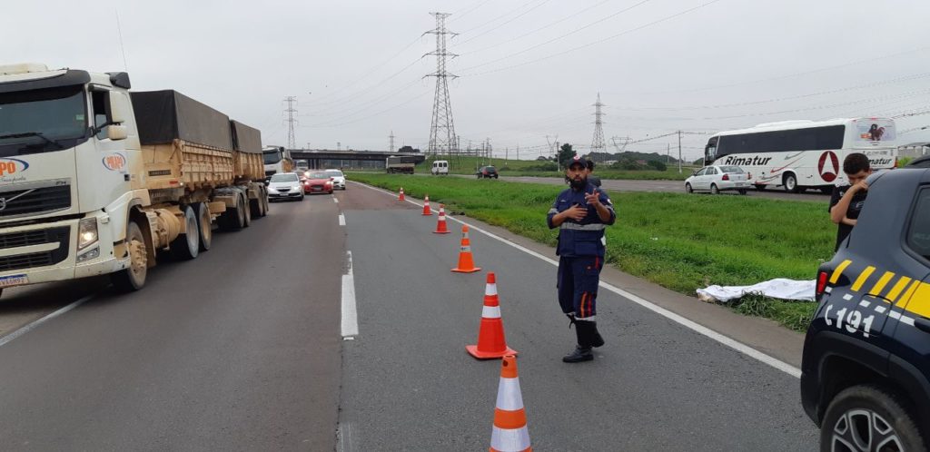 Atropelamento com morte é registrado no Contorno Sul de Curitiba