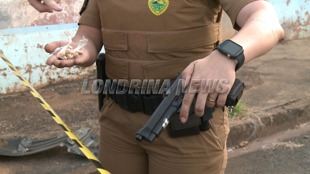 Homem resiste a abordagem da PM e acaba baleado nas nádegas em Londrina; indivíduo portava um simulacro