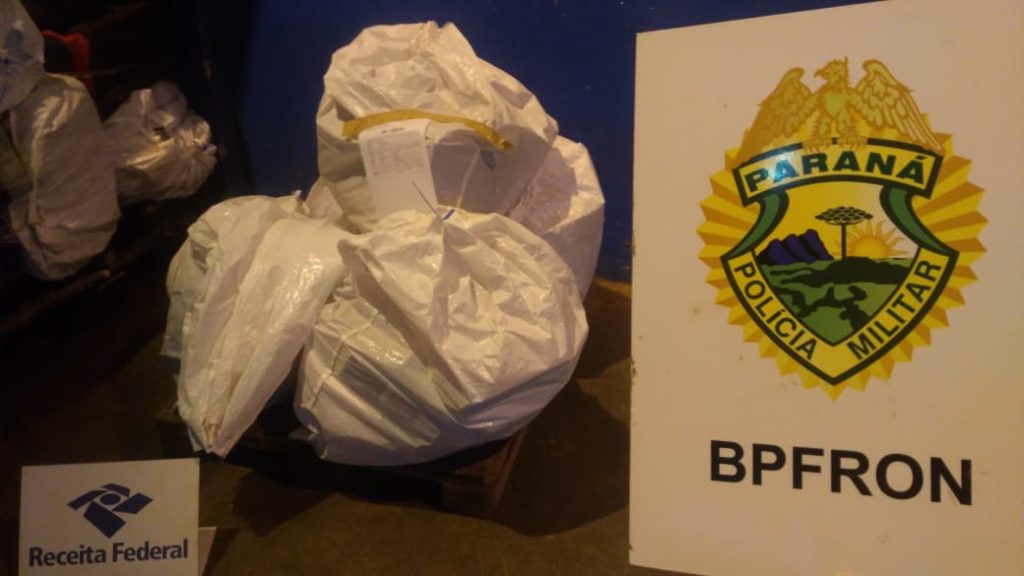 Mercadorias são apreendidas durante ação do BPFron e da Receita Federal na BR-277