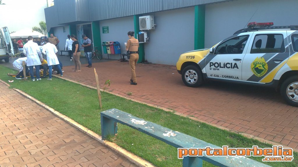 Jovem em surto é baleado em Corbélia