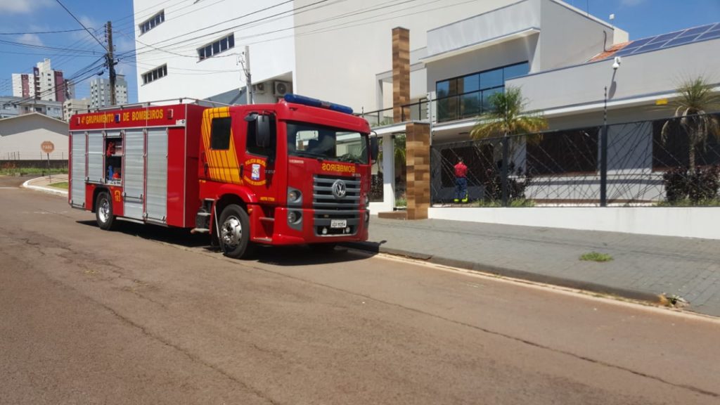 Após princípio de incêndio, Bombeiros são acionados a imóvel no Centro