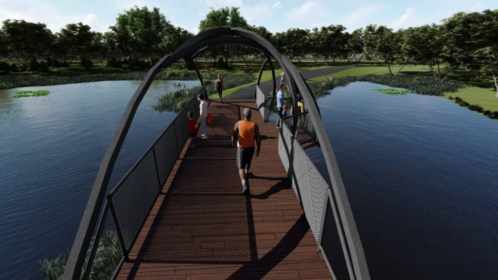 Lago Municipal de Cascavel ganhará nova passarela com mirante