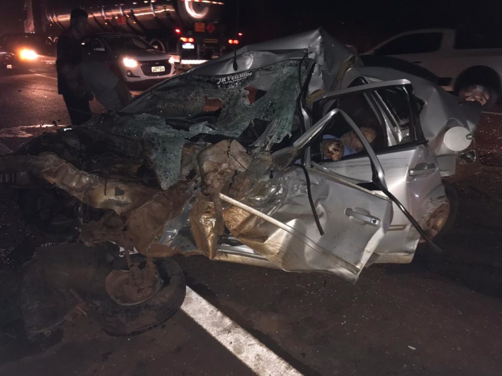 Gravíssimo acidente com morte é registrado na rodovia BR-369, em Corbélia