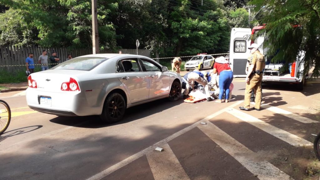 Criança atropelada na Rua Manaus recebeu alta do Hospital Universitário