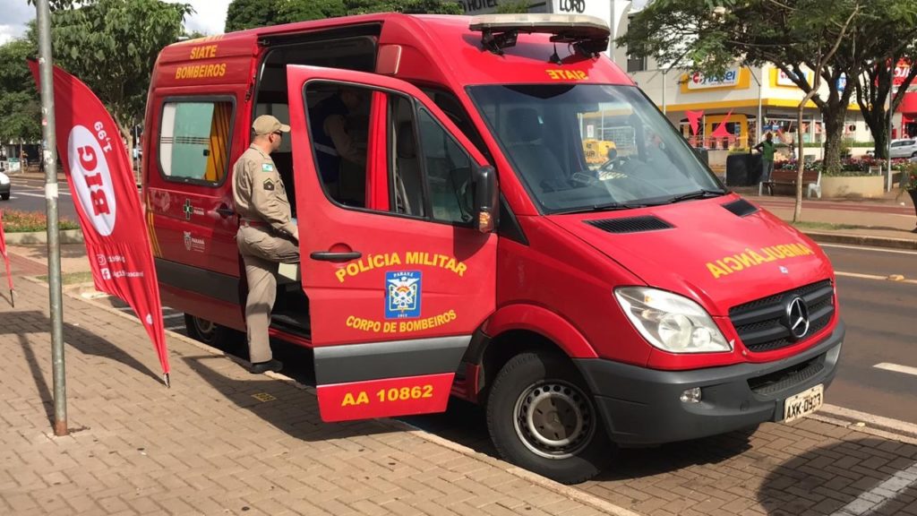 Centro: Homem é ferido por faca, mobiliza PM e Siate, mas recusa encaminhamento ao hospital