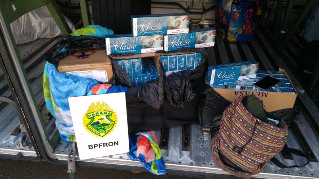 BPFron apreende cigarros contrabandeados em São Miguel do Iguaçu