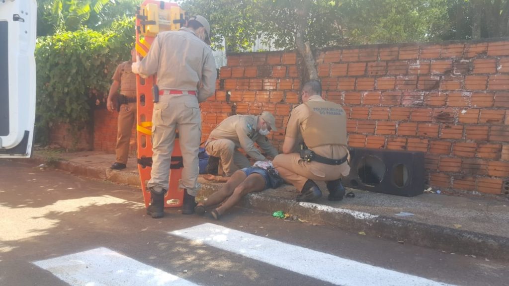 Mulher supostamente agredida mobiliza PM e Siate ao Bairro Cataratas Mulher supostamente agredida mobiliza PM e Siate ao Bairro Cataratas